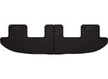 Tappetini Auto In Gomma Adatto Per Seat Alhambra Ii (2010-2018, Monovolume 3ª Fila) Neri, Set 2 Pz, Con Fissaggi