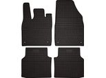 Tappetini Auto In Gomma Adatto Per Volkswagen ID.4 (2020-, Crossover) Neri, Set 4 Pz, Con Fissaggi