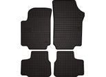 Tappetini Auto In Gomma Adatto Per Volkswagen Up! (2011-, Hatchback) Neri, Set 4 Pz, Con Fissaggi