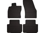 Tappetini Auto In Gomma Adatto Per Volkswagen Golf Sportsvan (2014-2020, Monovolume) Neri, Set 4 Pz, Con Fissaggi