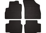 Tappetini Auto In Gomma Adatto Per Opel Astra K (2015-2022, Berlina, Hatchback, Station Wagon) Neri, Set 4 Pz, Con Fissaggi