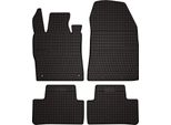 Tappetini Auto In Gomma Adatto Per Opel Astra L (2022-, Hatchback, Station Wagon) Neri, Set 4 Pz, Con Fissaggi