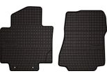 Tappetini Auto In Gomma Adatto Per Nissan NV200 (2009-, Furgone) Neri, Set 2 Pz, Con Fissaggi