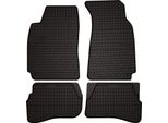 Tappetini Auto In Gomma Adatto Per Volkswagen Passat B5 Fl (2000-2005, Berlina, Station Wagon, Variant) Neri, Set 4 Pz, Con Fissaggi