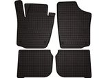 Tappetini Auto In Gomma Adatto Per Seat Toledo Iv (2012-2018, Berlina) Neri, Set 4 Pz, Con Fissaggi