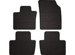 Tappetini Auto In Gomma Adatto Per Volvo XC90 Ii (2015-, Suv) Neri, Set 4 Pz, Con Fissaggi
