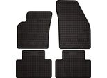 Tappetini Auto In Gomma Adatto Per Volvo V50 (2004-2012, Station Wagon) Neri, Set 4 Pz, Con Fissaggi