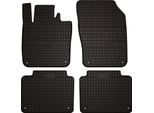Tappetini Auto In Gomma Adatto Per Volvo S90 Ii (2016-, Berlina) Neri, Set 4 Pz, Con Fissaggi