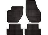 Tappetini Auto In Gomma Adatto Per Volvo V40 Ii (2012-2019, Station Wagon, Cross Country) Neri, Set 4 Pz, Con Fissaggi