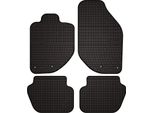 Tappetini Auto In Gomma Adatto Per Volvo V70 I (1996-2000, Station Wagon) Neri, Set 4 Pz, Con Fissaggi
