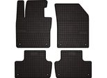 Tappetini Auto In Gomma Adatto Per Volvo XC60 Ii (2017-, Suv) Neri, Set 4 Pz, Con Fissaggi