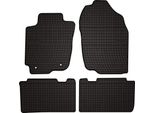 Tappetini Auto In Gomma Adatto Per Toyota RAV4 Iv (2013-2019, Suv (Non Ibrido)) Neri, Set 4 Pz, Con Fissaggi