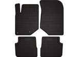Tappetini Auto In Gomma Adatto Per Opel Mokka B (2019-, Crossover) Neri, Set 4 Pz, Con Fissaggi