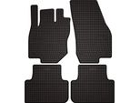 Tappetini Auto In Gomma Adatto Per Volkswagen Tiguan Iii (2024-, Suv) Neri, Set 4 Pz, Con Fissaggi