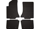 Tappetini Auto In Gomma Adatto Per Opel Omega B (1994-2003, Berlina, Station Wagon) Neri, Set 4 Pz, Con Fissaggi