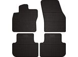 Tappetini Auto In Gomma Adatto Per Volkswagen Tiguan Ii (2015-, Crossover) Neri, Set 4 Pz, Con Fissaggi
