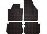 Tappetini Auto In Gomma Adatto Per Volkswagen Caddy 2K 2FL (2013-, Monovolume) Neri, Set 4 Pz, Con Fissaggi