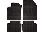 Tappetini Auto In Gomma Adatto Per Opel Vectra C (2002-2008, Liftback, Hatchback, Berlina) Neri, Set 4 Pz, Con Fissaggi