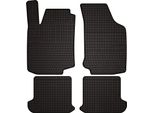 Tappetini Auto In Gomma Adatto Per Volkswagen Golf Iii (1993-2002, Cabrio, Hatchback, Station Wagon) Neri, Set 4 Pz, Con Fissaggi