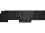 Tappetini Auto In Gomma Adatto Per Opel Vivaro Ii (2014-2019, Furgone 2ª Fila) Neri, Set 2 Pz, Con Fissaggi