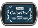 Tampone D'inchiostro Jacquard Pigment Harbor - Blu A Lenta Essiccazione