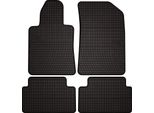 Tappetini Auto In Gomma Adatto Per Peugeot 508 I (2010-2018, Berlina, Station Wagon, Sw, Rxh) Neri, Set 4 Pz, Con Fissaggi