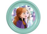 Tataway Disney Frozen Piatto Di Plastica Blu Per Bambini, Resistente Agli Urti E Riutilizzabile