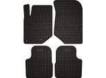 Tappetini Auto In Gomma Adatto Per Peugeot 2008 Ii (2019-, Hatchback) Neri, Set 4 Pz, Con Fissaggi