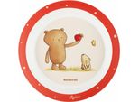 Sigikid Mister O Lui Piatto Rosso, Piatto Da Pranzo, Piatto Per Bambini, Bambini, Rpet, Ø 22 Cm, 52916