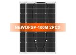 Dokio Pannello Solare Flessibile, 200W Potenza Massima, Design Monocristallino, 200W