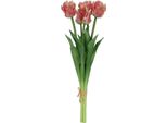 Fiori Artificiali Countryfield Bouquet Di Tulipani 47 Cm Decorativo Crema Salmone