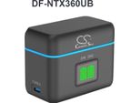 DF-NTX360UB Caricabatterie Compatibile Con [Insta360] One X5 Sostituisce Cinsbaha