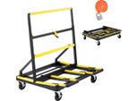 Carrello Porta Pannelli Vevor, Portata 816 Kg, Carrello Di Trasporto Con 4 Ruote Piroettanti E Piano Di Carico Estensibile, Carrello Porta Pannelli Pieghevole Con Cinghia Di Fissaggio Per La Movimentazione Di Compensato, Cartongesso, Vetro