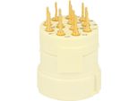 7001912108 Hummel M23 Segnale Inserto Di Contatto A Saldare Presa Di Corrente A Saldare, Numero Di Poli 12 Poli 200V, 8A, Colore Bianco