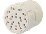 7003916102 Hummel M23 Segnale Contatto A Crimpare Inserto Presa A Crimpare, Numero Di Poli 16-Poli 160V, 8A, Colore Bianco - 1 Pezzo