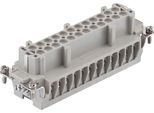 09330242791 Harting Han 24E Inserto Presa Fe(Au)/Cuni (F) Connessione A Vite, 24 Poli+Pe 400V, 16A - 1 Pezzo