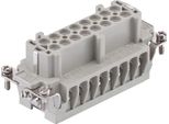 09330162791 Harting Han 16E Inserto Presa Fe(Au)/Cuni (F) A Vite, 16 Poli+Pe 400V, 16A - 1 Pezzo