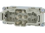 09380182602 Harting Han K6/12 Inserto A Pin (M) Vite Assiale / Connessione A Vite, Contatto Di Controllo A 18 Pin 6/12+PE 690V