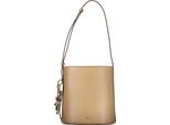 Elegante Borsa Da Donna Marrone Con Tracolla Removibile E Ciondolo