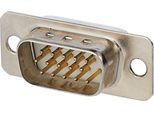 Inserto Pin D-Sub (M) Ad Alta Densità (Hd) Adatto Per Alloggiamento D-Sub Di Dimensione 9 E Modulo D-Sub A 15 Pin Con Connessione Manuale A Saldare