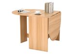 Costway Tavolo Da Pranzo Pieghevole, Tavolo Da Cucina Per 4-7 Persone, Tavolo Da Sala Da Pranzo Con Capacità Di Carico Fino A 60 Kg Legno Per Piccoli Ambienti 163X80X75Cm Naturale