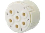 7003906101 Hummel M23 Contatto A Crimpare Di Segnale Inserto A Crimpare, Numero Di Poli 6-Poli 300V, 20A, Colore Bianco - 1 Pezzo