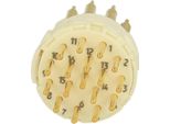 7001917127 Hummel M23 Segnale Contatto A Saldare Inserto Pin Connessione A Saldare, Numero Di Poli 17-Poli 160V, 8A, Colore Bianco -