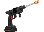 Idropulitrice Portatile - Pistola Per Autolavaggio A Batteria - 150 Psi - 550 W - 21 V - Batteria Da 8000 Mah - Tubo Flessibile Da 5-10 M - Nero