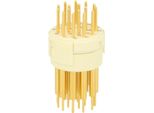 7001916127 Hummel M23 Segnale Contatto A Saldare Inserto Pin Connessione A Saldare, Numero Di Poli 16-Poli 160V, 8A, Colore Bianco -