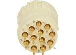 7002912108 Hummel M23 Segnale Inserto Di Contatto A Saldare Presa Di Corrente A Saldare, Numero Di Poli 12 Poli 200V, 8A, Colore Bianco
