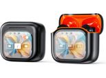 Inf Auricolari Anc Con Schermo A Colori Compatibili Con Smartphone E Tablet Nero+Arancio