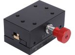Piattaforma Di Spostamento Degli Assi X Ingranaggi Con Corsa Di 40 Mm Piattaforma Di Scorrimento A Coda Di Rondine Manuale