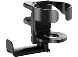 Inf Supporto Per Cuffie Da Scrivania Con Portabicchieri - Gancio Girevole A 360° Nero