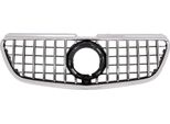 Griglia Radiatore Per Mercedes Vito W447 2020+ Gtr Panamericana Look Nero Cromato.